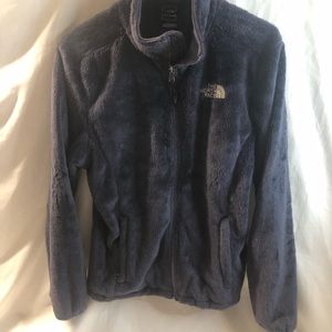 The North Face Osito Fleece Jacket Full Zip Soft Cozy Dark Purple Women’s Medium